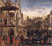 Vittore Carpaccio Cureof a Lunatic by the Patriarch of Grado Spain oil painting reproduction